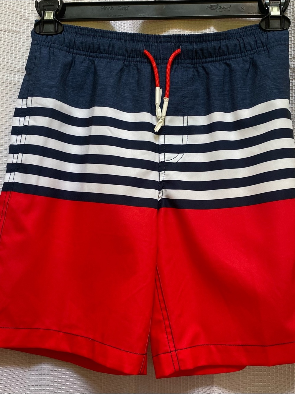 Men’s NWT SOUTHERN TIDE Swim Trunks Red White Blue Size Large